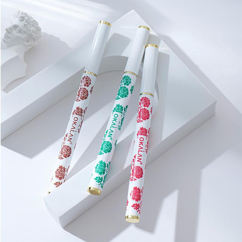 

3 Color Glitter Colored Pearly Eyeliner Matte Waterproof Long Lasting Eyeshadow Pencil Does Not Smear Quick Dry Eyeliner Liquid, Glitter red