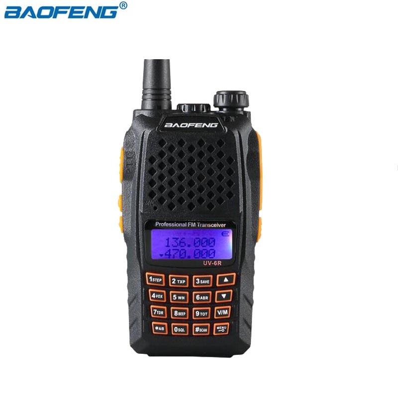 

Original BaoFeng UV-6R UV 6R Two Way Radio Portable radio Walkie Talkie Pofung 5W 128CH UHF/VHF Dual Band Handled Transceiver