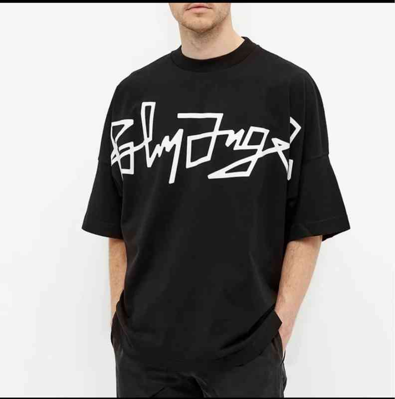 

2022 Spring Women' Short Sleeve T-shirt 280g Thick Pure Cotton Pullover Round Neck Palm Angles Broken Bear, White