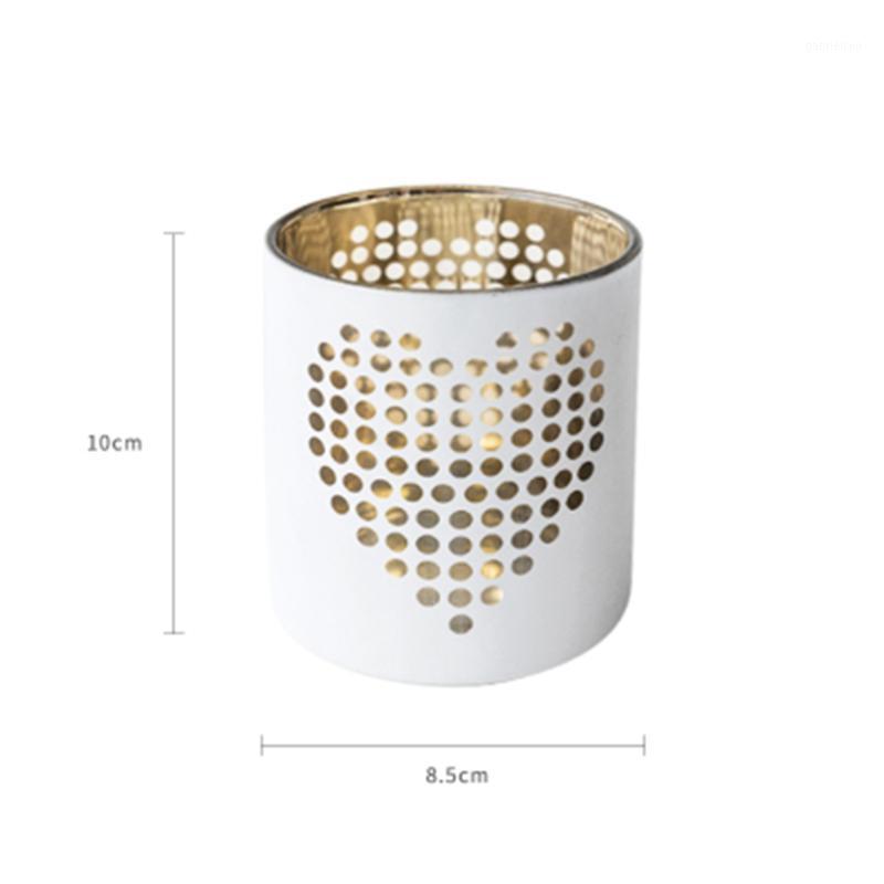 

Christmas Candle Holder Modern Glass White Wedding Candle Holder Lantern Light Centros De Mesa Moroccan Decor L1