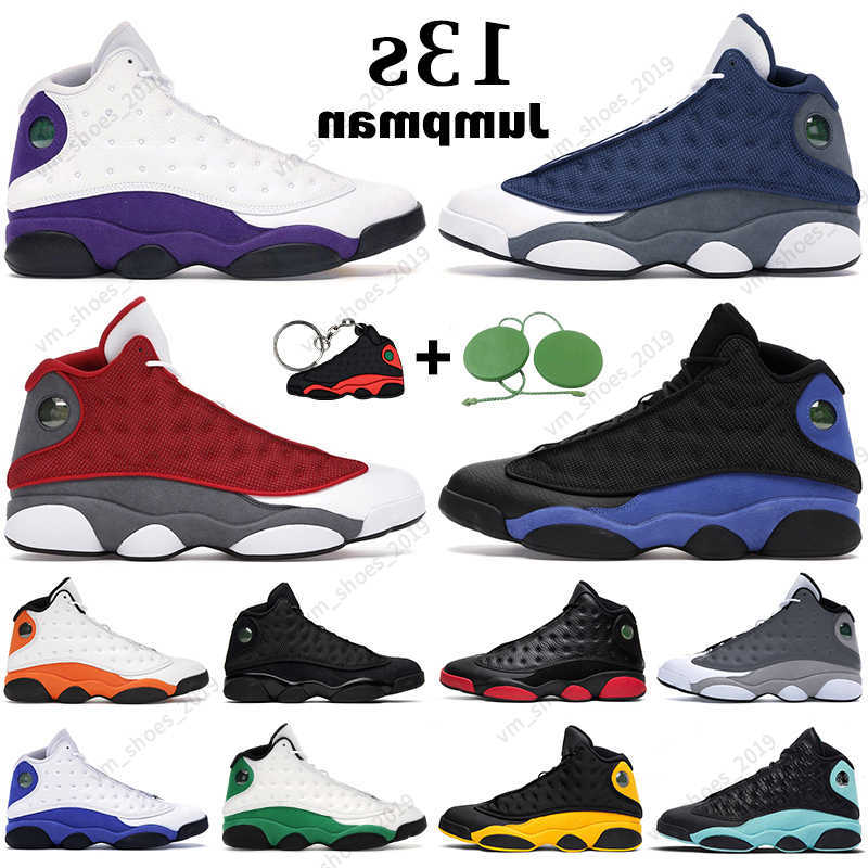 

Fashion basketball shoes men women 13s 13 Red Flint Black Cat Hyper Royal Court Purple Starfish Dirty Bred mens trainers sports sneakers, Grey toe