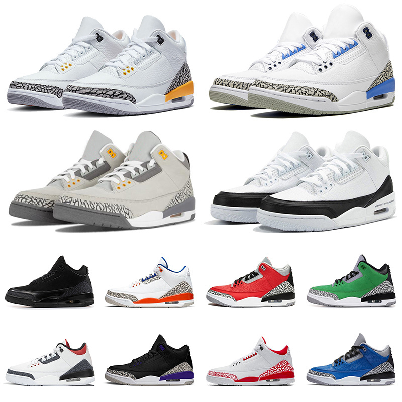 

3 3s Unc Jumpman Varsity Royal Mens Womens Basketball Shoes Fragment Knicks Rivals Chicago Black Cat White Cement Purple Trainers Sneakers, # 40-47 animal instinct 2;0