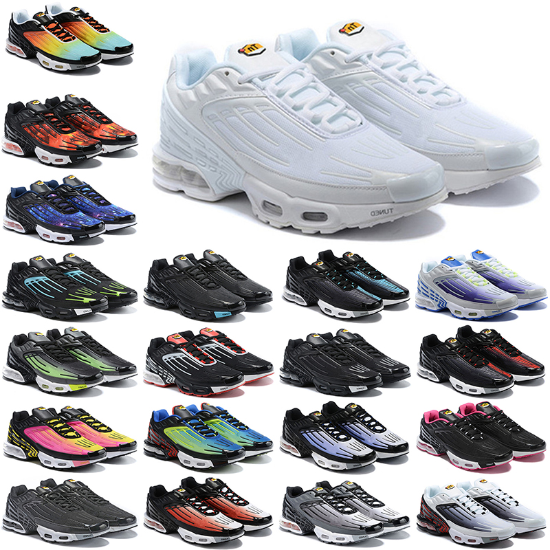 

2021 Plus III 3 TN Mens Women TUNED Airings Running Shoes Classic Outdoor Black White Sport Sneakers Deep Royal Topa zapatillas Eur36-45, 39-45 white greey