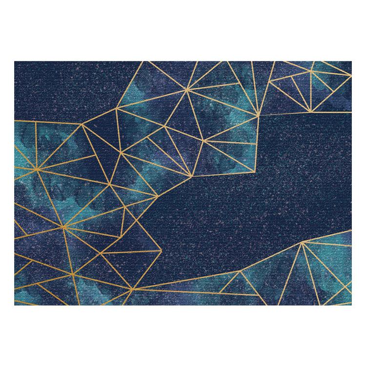 

Flannel printing kitchen carpet floor mats oil and water absorbent non-slip floor mats living room door, B170