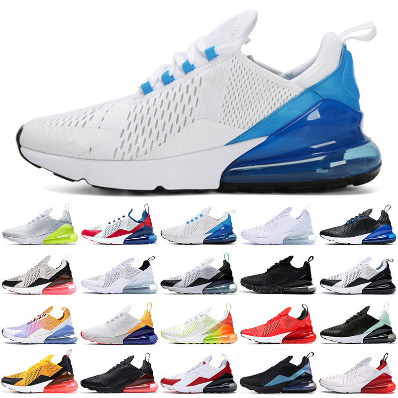

high quality running shoes for men women Core White Triple Black University Blue USA Rainbow sports trainers sneakers, 36-45 black