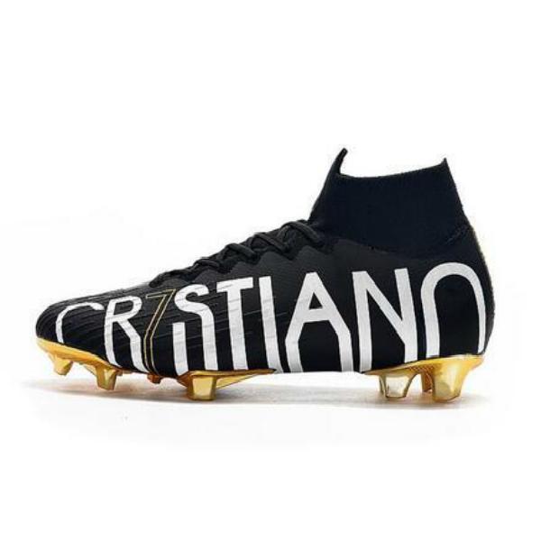 nike mercurial cr7 white and gold