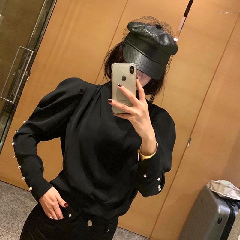 

Dolphin Designer Women PU Leather Hat British Style Cap Black Lace Pctagonal Hat Cool Artist Girls Decorative Cap1