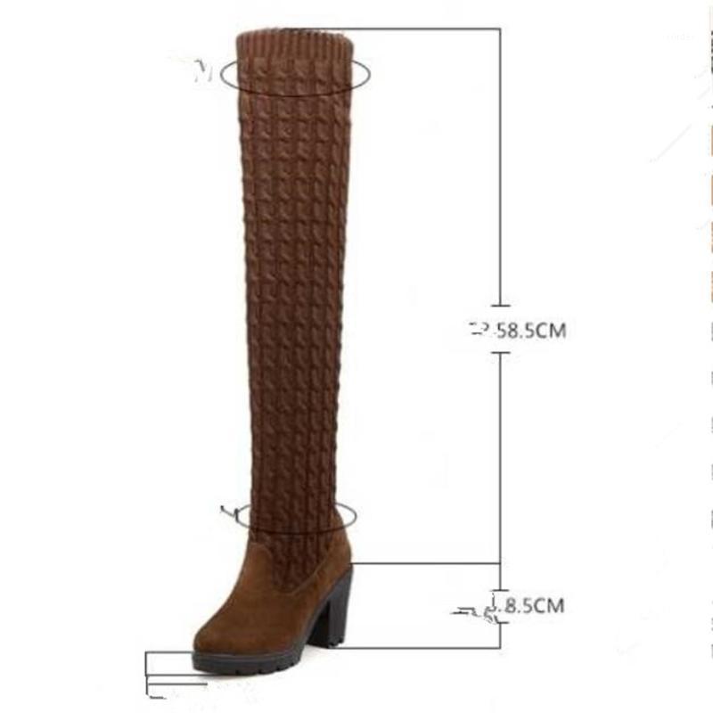 

winter wool over-the-knee boots women stretch thin women's boots faux suede slim winter women thigh high1, 03