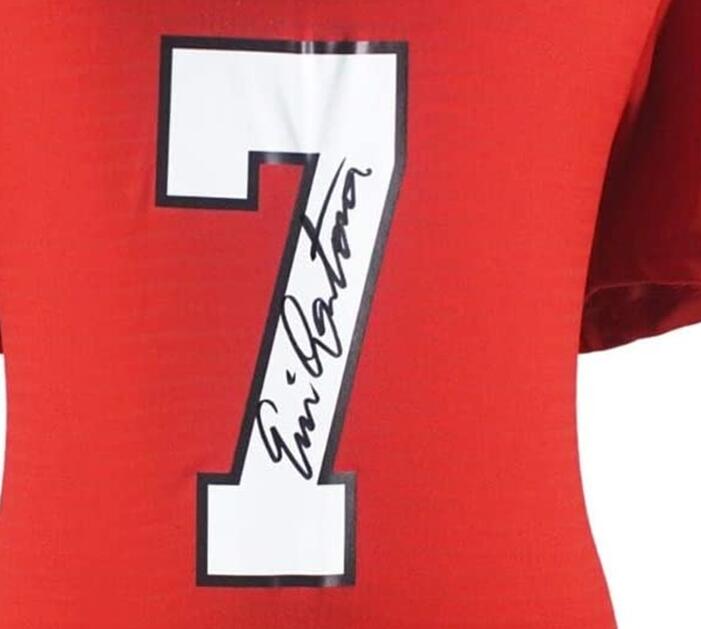 

Cantona Signed signatured Autographed Jersey shirts, As photo