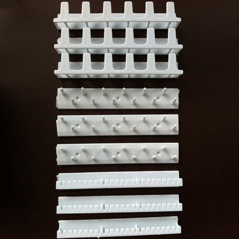 

9-in-1 Necklace Earring Jewelry Showcase Plastic Rack Stand Holder Organizer