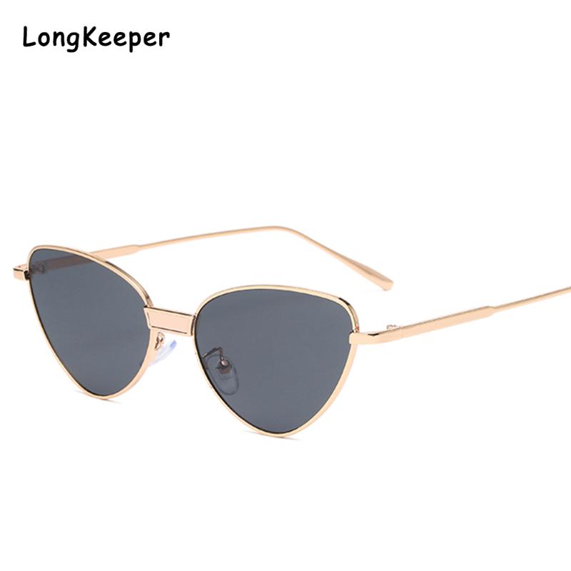 

Retro Triangle Cat Eye Sunglasses Women Black Red Lens Sun Glasses Men Vintage Travel Shades Driving Eyewear UV400