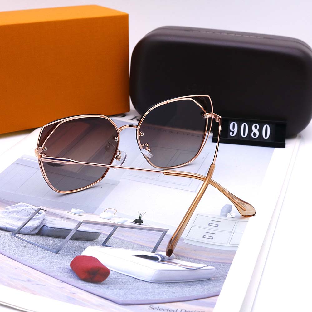 

High Quality Brand Womans Sunglasses Brand New glasses Mens Sun glasses Brand Designer Sunglasses Luxury glasses with Box L57 glitter2009