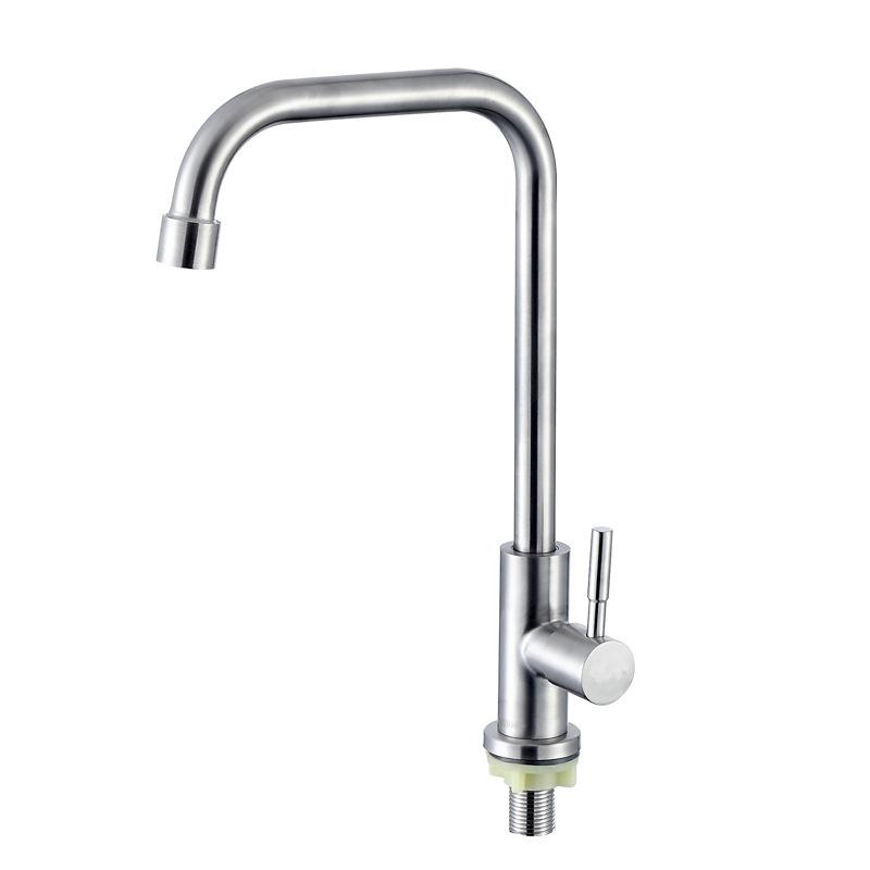 

Dofaso 304 Stainless Steel Tap Washing Basin Faucet Kitchen Single Cold Vertical Kitchen Sink taps