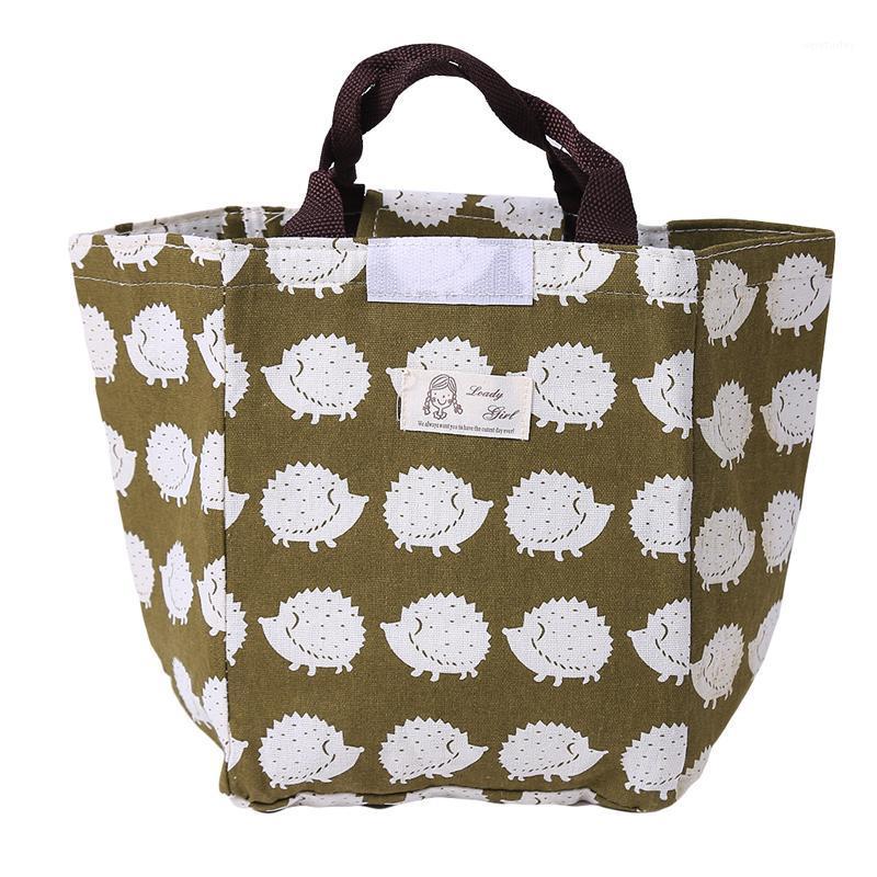 

2020 Storage bag Lunch Bags Box Canvas Picnic Totes Carry Case Thermal For Women Dinner waterproof handbag Makeup bags Organizer1