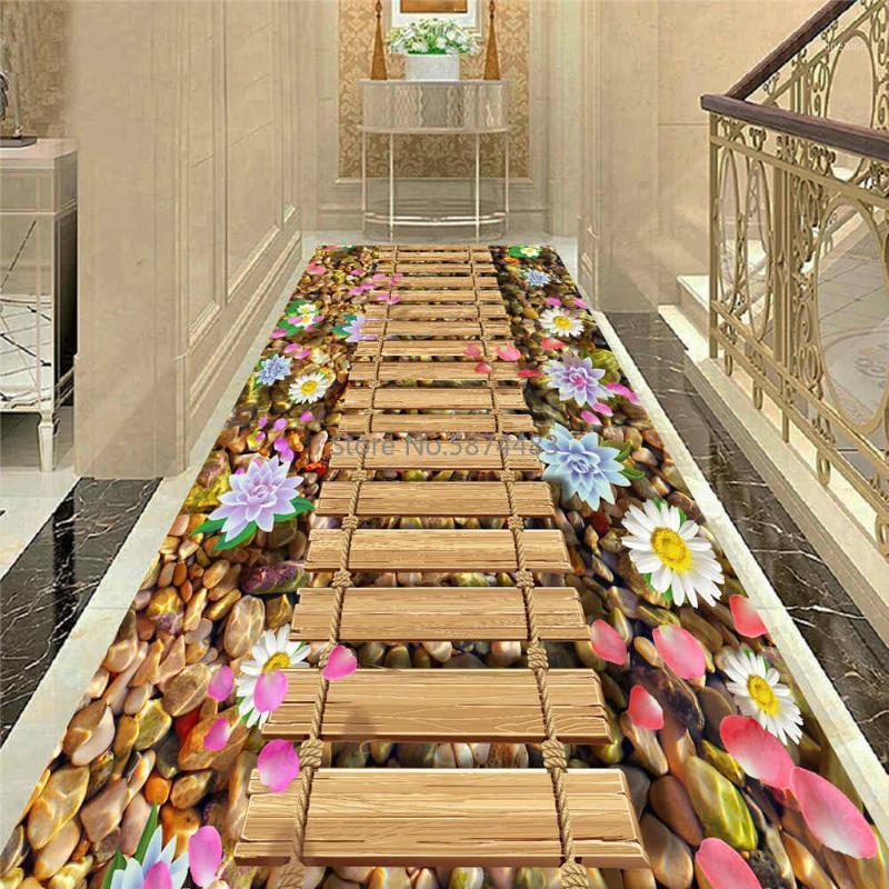 

3D Lawn Path Corridor Mat Decor Bedroom Kitchen Rugs Kids Room Play Mat Sofa Area Rug Pastoral Rugs Carpets for Home Living Room1, No-05