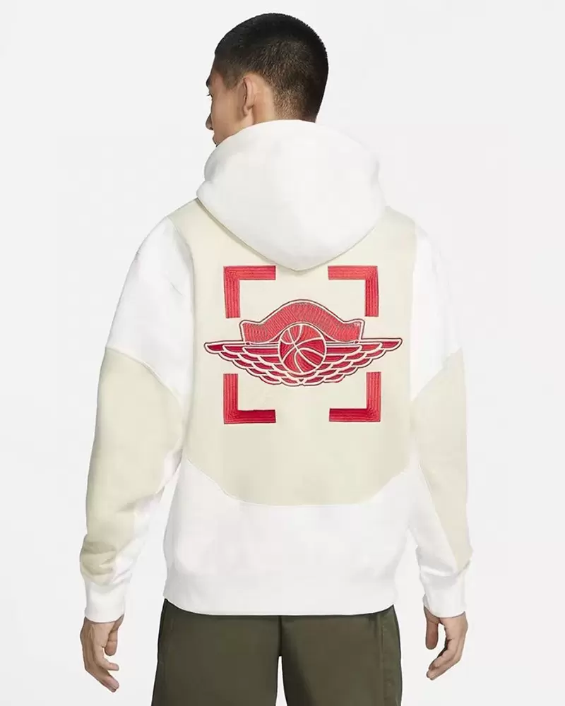 

2022 Autumn Winter USA Collaborate Basketball Patchwork Hoodie Skateboard Embroidery Logo Hoody Unisex streetwear Hooded Sweatshirt, White