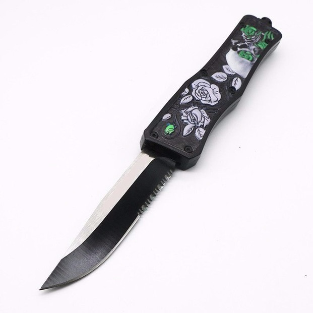 

new arrrival rose fire 6 models double action automatic auto tactical camping hunting fodling knives xmas gift knife POCKET TOOL