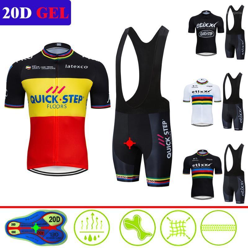 

Quick Step 2020 Pro Team Cycling Clothing /Road Bike Wear Racing Clothes Quick Dry Men Cycling Jersey Set Ropa Ciclismo Maillot1
