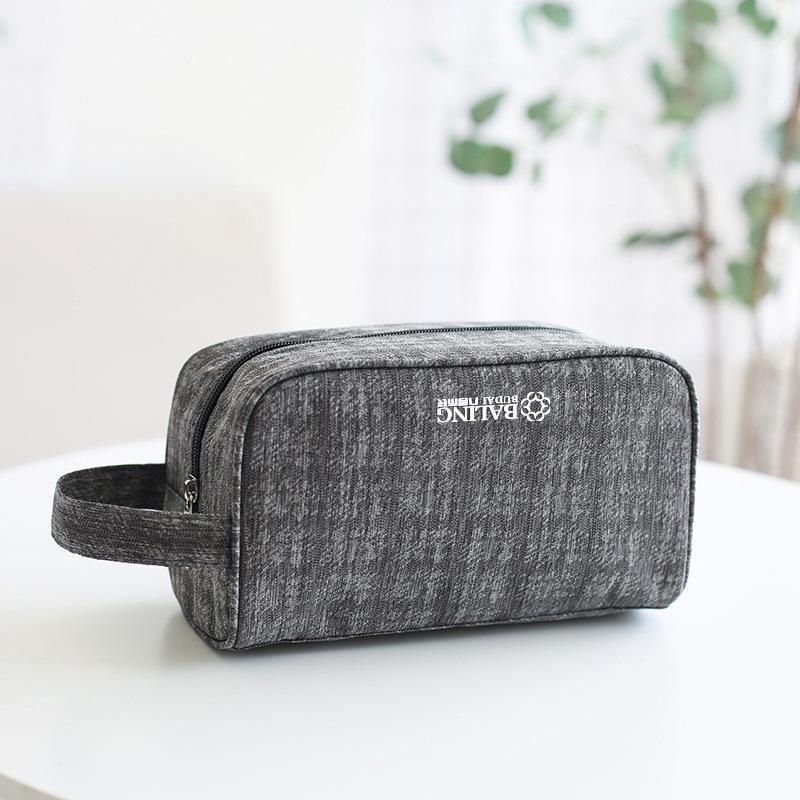 

Man travel wash bag jacquard cation Oxford cloth cosmetic bag cosmetic storage1, Q198