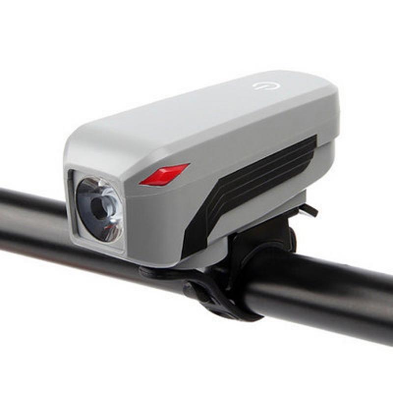 

New Touch Screen Mountain Bike Bicycle Headlights Strong Light USB Chargeable Electric Horn Bell Riding Equipment