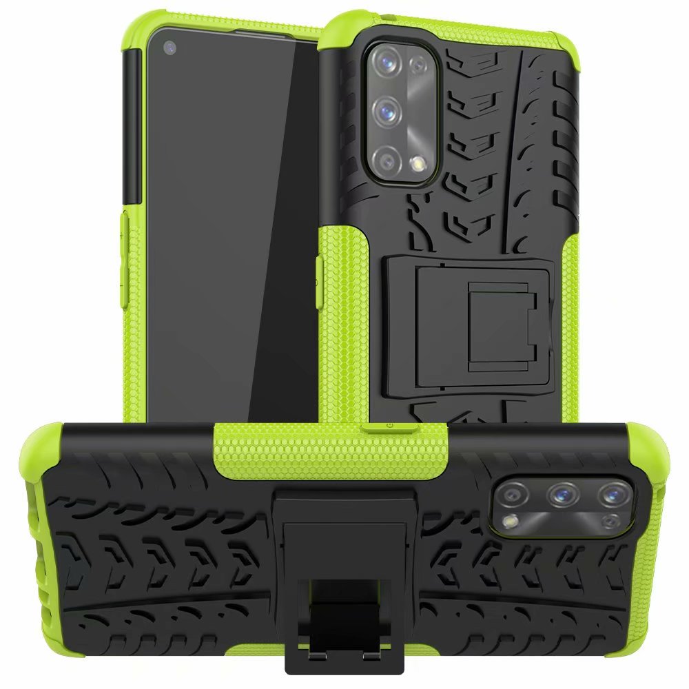 

For Realme 7 Pro/Realme 3 6 Pro/Realme 5 Pro C2 Realme XT Hard Case Armor Hybrid Gel Skin Protection Stand For Oppo Reno2 F11 Pro Cover, Red