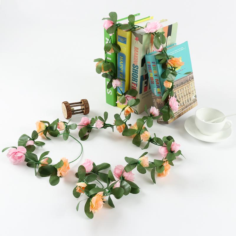 

2.4M Silk Artificial Flower Wisteria Vine Rattan for Wedding Party Decor Home Garden Shop Farmhouse Decoration Fake Flowers, Yellow