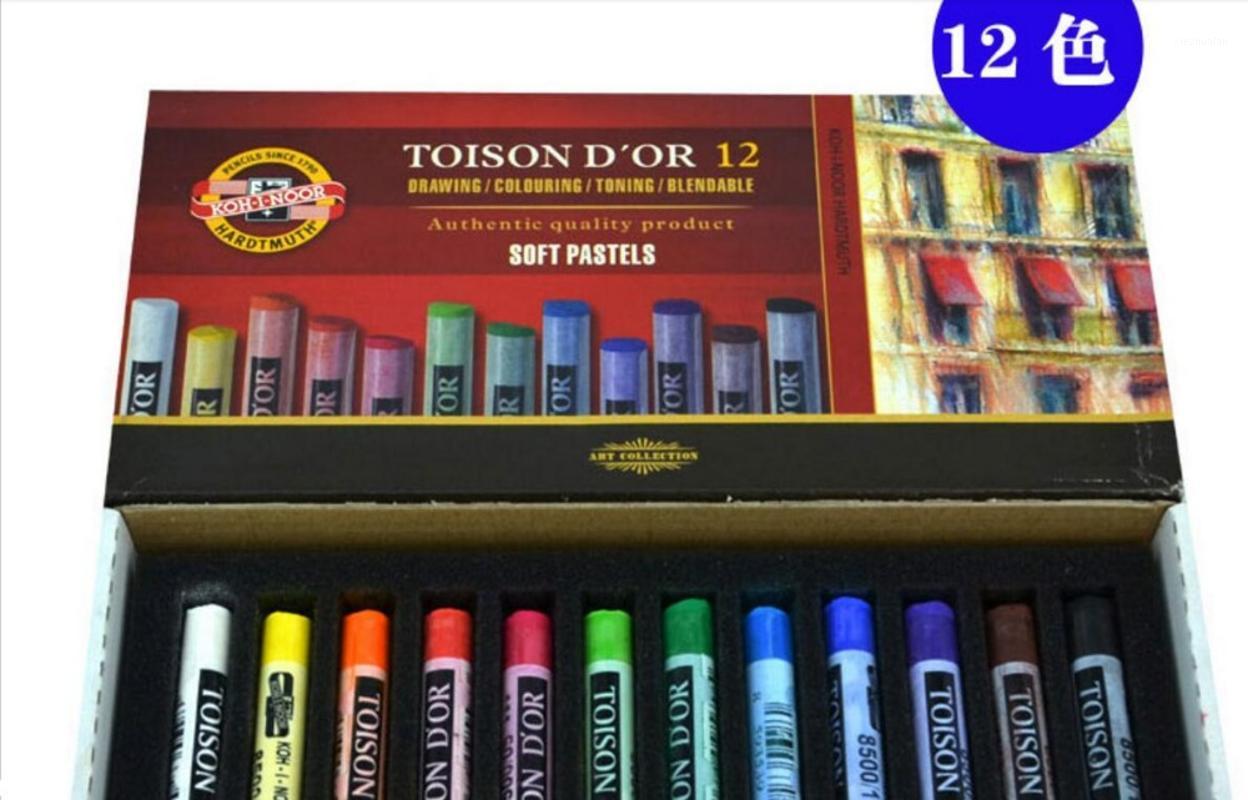 

12/24/36/72 soft pastel Paint drawing Color chalk painting Set Art Supplies color Pigment Bar soft for KOH-I-NOOR1