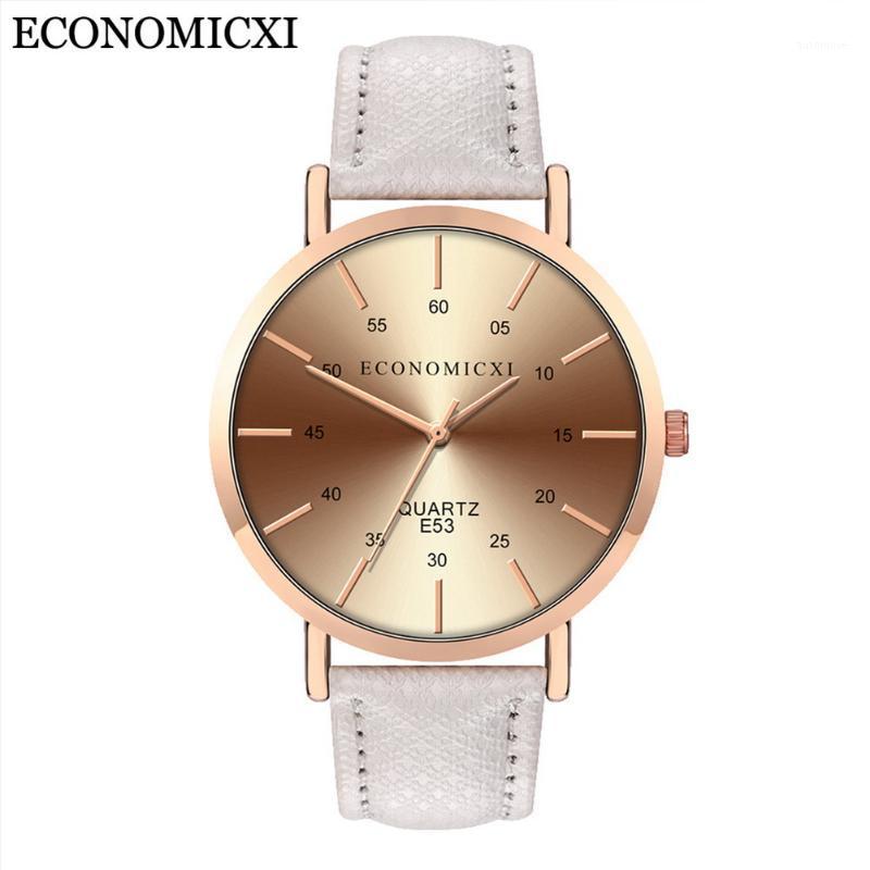 

Fashion Hot Sales Baitao Hot Ladies Analog Quartz Watch Chic Round Dial with PU Leather Strap A661, Red