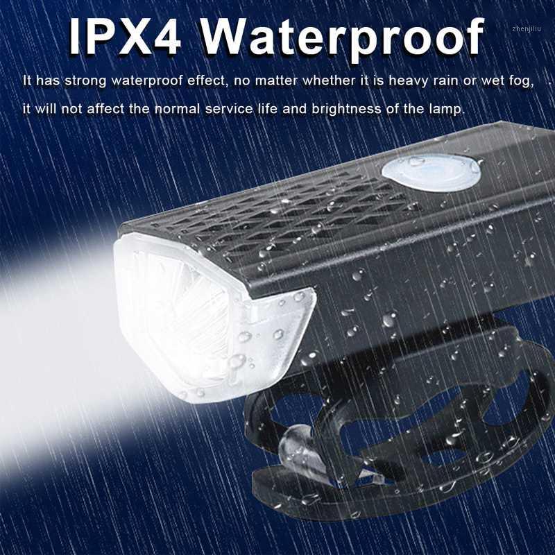 

300 Lumens Bicycle Highlighting Headlights Usb Charging Super Bright Lighting Headlights Waterproof Cycling1