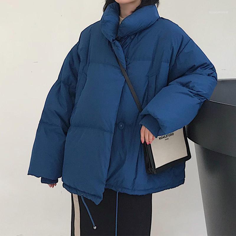 

UIUQFUF Women Fashion Warm Winter Stand Collar Parka Mujer Coat Casual Pockets Puffer Jacket Women Megofce Plus Size Overcoat1, Black