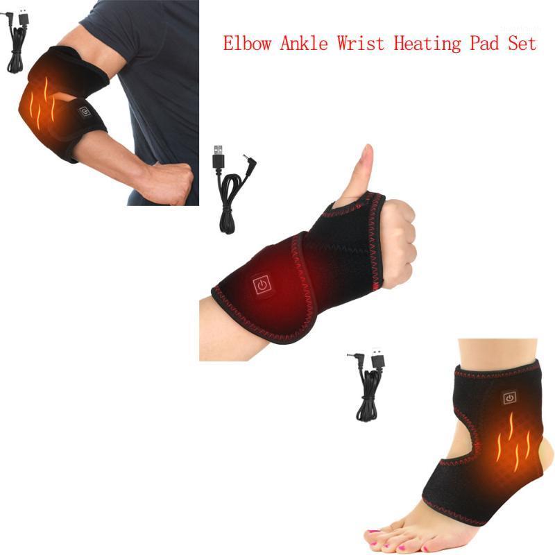 

Elbow Ankle Wrist Heating Pad Elbow Heat Brace Support Wrap Portable Heating Belt Therapy for Tendinitis Arthritis Pain Relief1, Wrist support