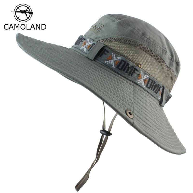 

UPF 50+ Bucket Hat Summer Men Women Boonie Hat Outdoor UV Protection Wide Brim Army Hiking Fishing Tactical Sun Cap, Army green