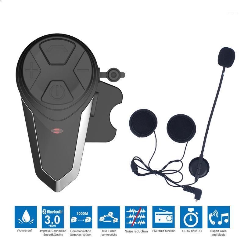

New BT-S3 Motorcycle Helmet Intercom Motorbike Wireless Bluetooth Headset Handsfree 1000M Waterproof BT Intercom with FM Radio1