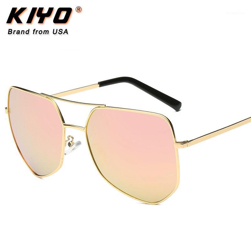 

KIYO Brand 2020 New Women Men Polygonal Polarized Sunglasses Metal Classic Sun Glasses High Quality UV400 Driving Eyewear 80241