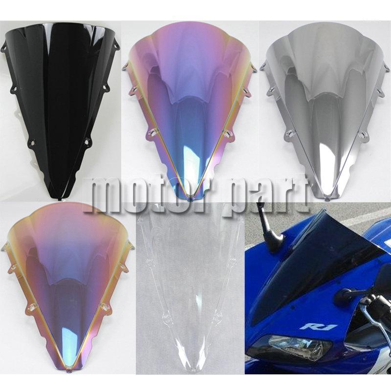 

Motorcycle WindScreen Windshield Screen Wind Deflectors For 2002 2003 02 03 YZF 1000 R1 YZF-R1 Black Blue Iridium1