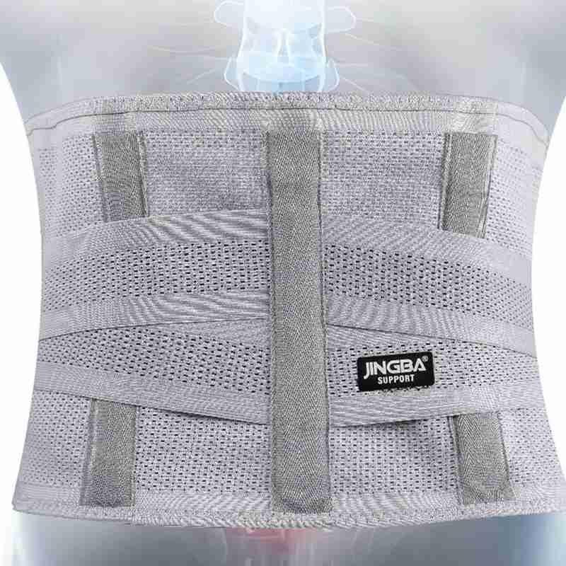 

Waist Shaper Support Belt Fitness Sports Back Waist Support Belts Musculation Abdominale Sports Safety Breathable Trainer, Gray