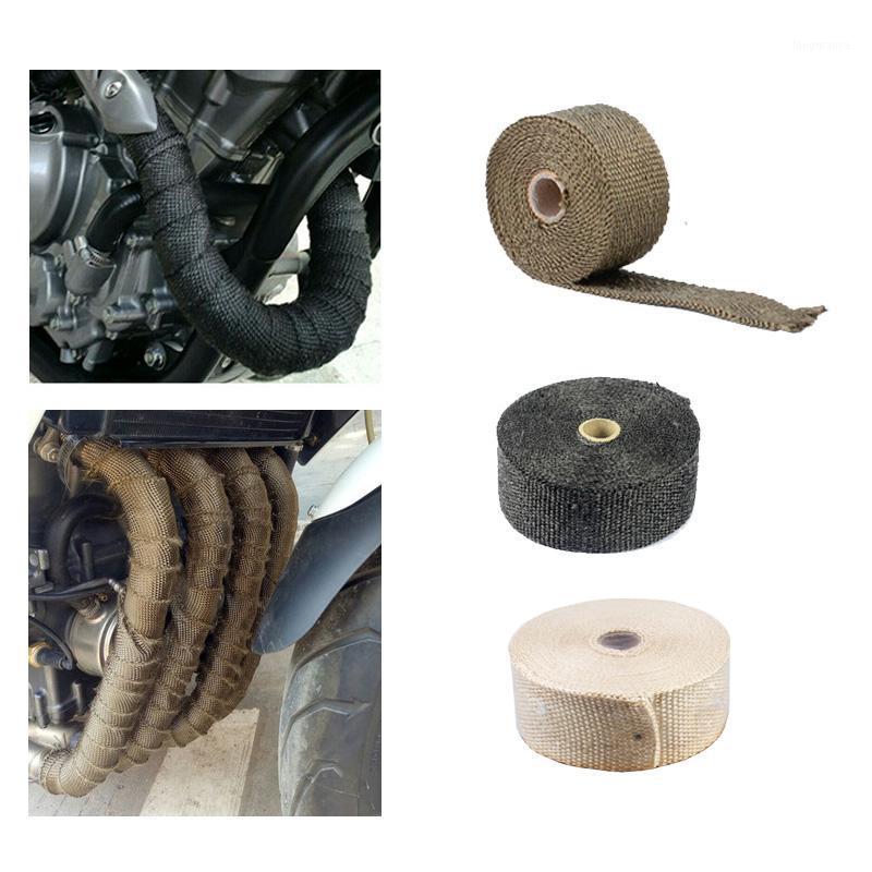 

1roll Motorcycles Exhaust Heat Insulating Wrap Tape Front Pipe Anti-hot Wrap 5cm Width Motorbike Thermal Exhaust Pipe Roll1