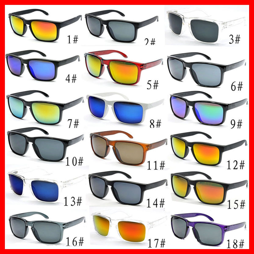 

Factory Price 18 colors Fashion Sunglasses Lens Men Women Sports Sun Glasses Trend Eyeglasses Male Driving Eyewear Gafas 50PCS FAST SHIP