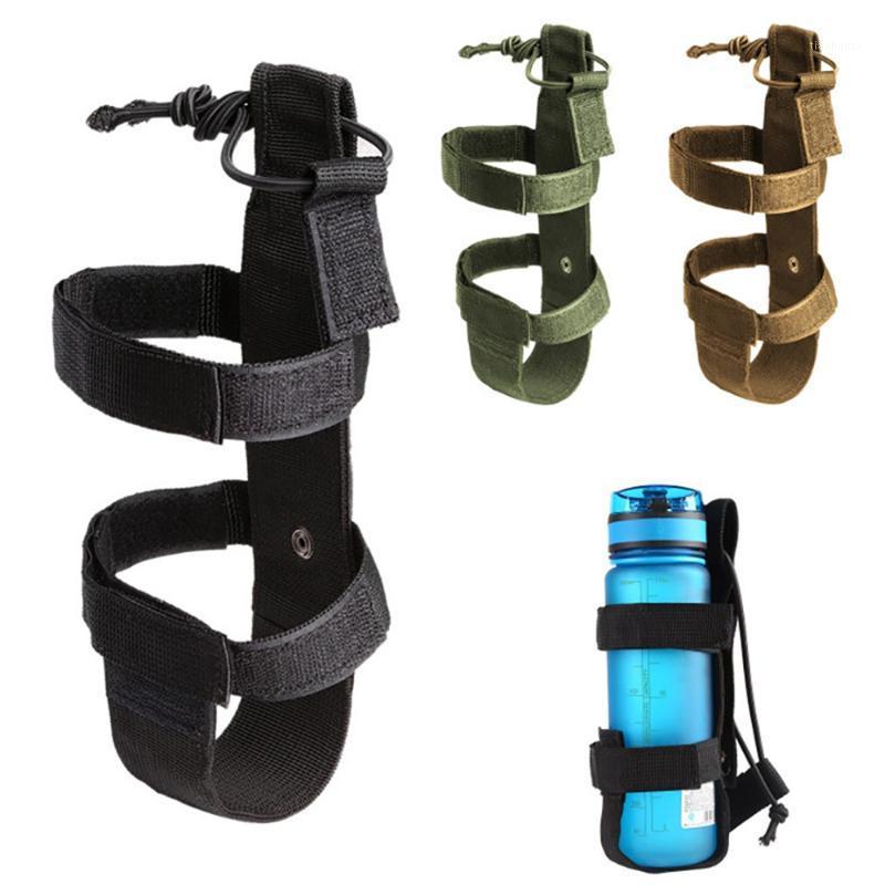 

Outdoor MOLLE Bottle Carrier Lightweight Tactical Water Bottle Pouch Adjustable Sport Kettle Carrier Holder1, Black