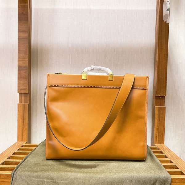 

Luxury designer 3A handbag shoulder bag ladies embroidered letters fashion classic large capacity soft leather messenger bag shopping bag, Brown with letters