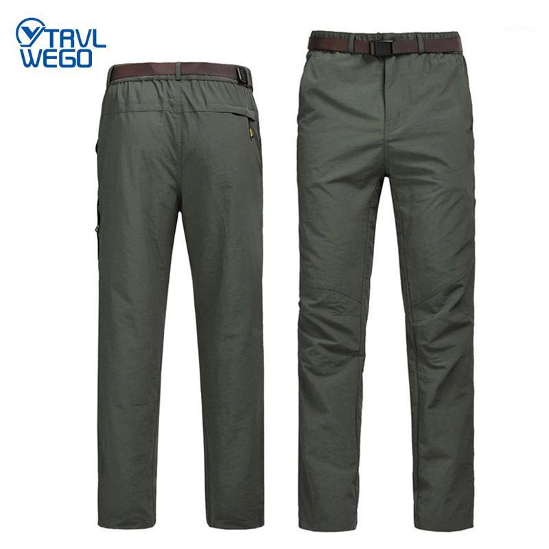 

TRVLWEGO Men Hiking Camping Mountain Fishing Outdoor Pant High-quality Lightweight Quick Dry Summer Trousers Hunting Pants1, Army green