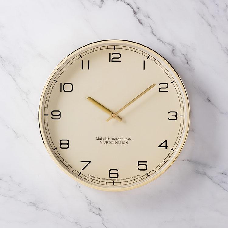 

Gold Simple Wall Clock Modern Design Silent Luxury Nordic Creative Digital Wall Clock Living Room Klok Home Decoration BW50WC