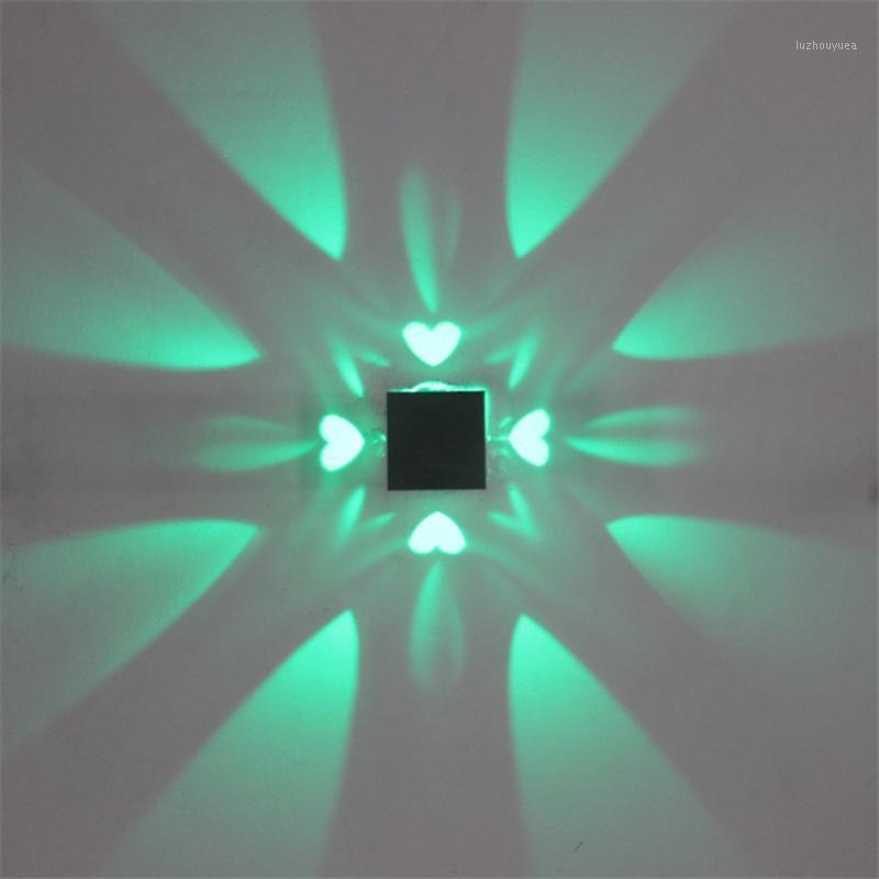 

Modern 3W LED Wall Lamp heart light Up Down Fixture Light Indoor Lighting Foyer Corridor Sofa Background Wall Lights AC85-265V1