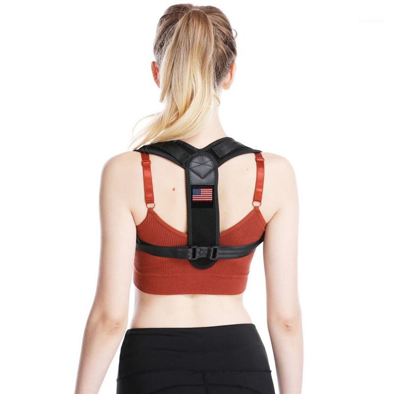 

Posture comfortable Corrector Back Belt Clamp Adjustable PostureLumbar Back Shoulder soft belt Support Correction1