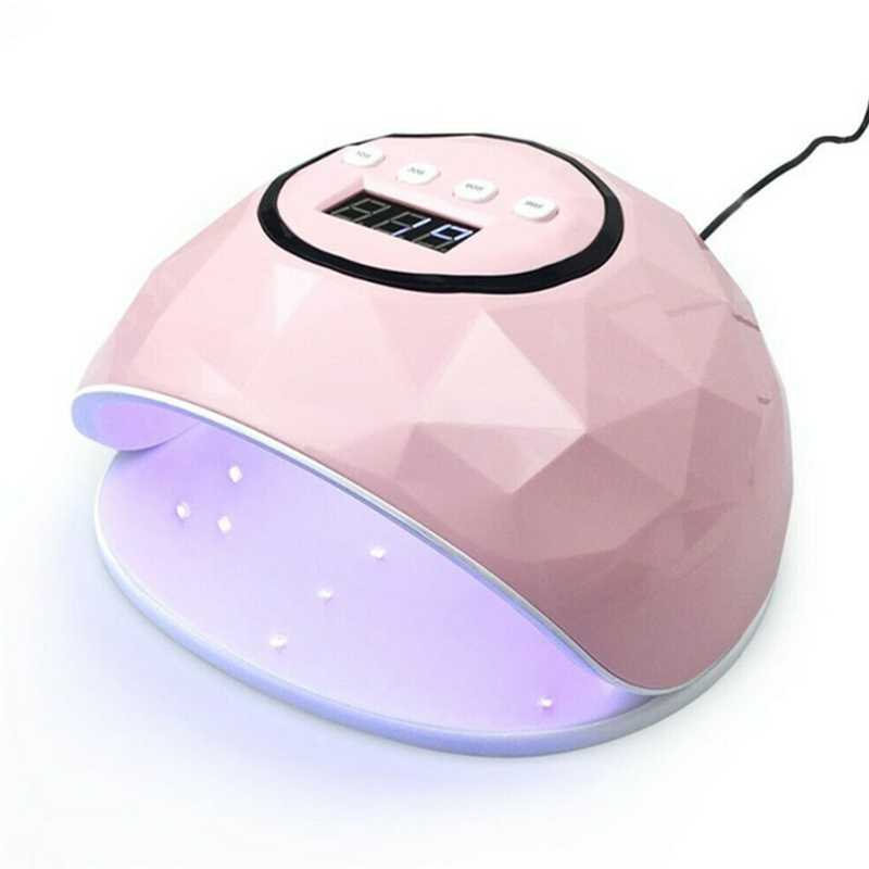 

72W Smart Induction Nail Lamp Led Uv Lamp Nail Dryer Gel Polish Light Fast Drying Curing Machine Polish Glue Baking, Us