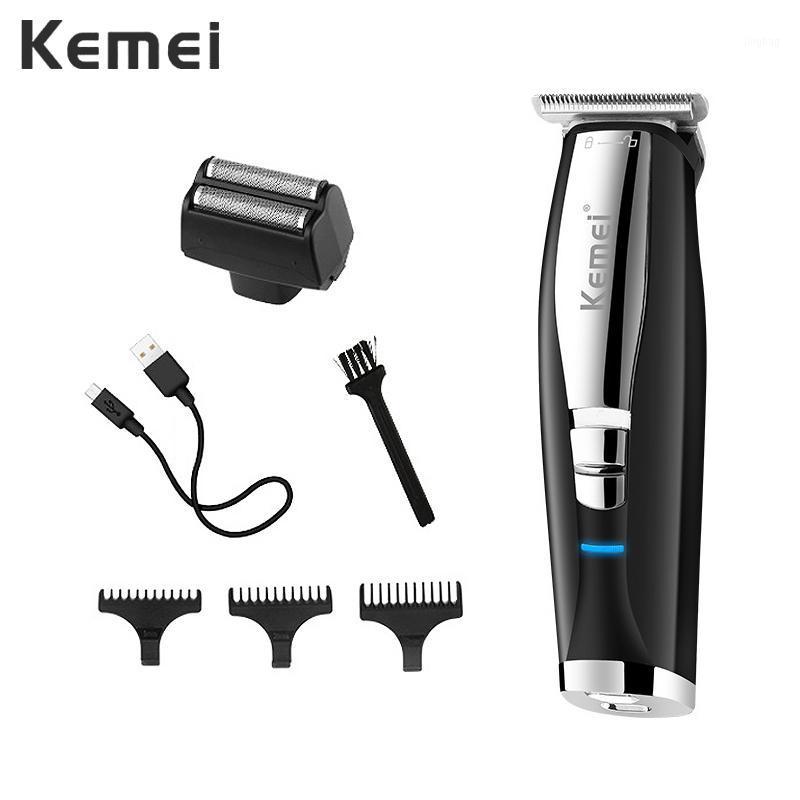 

Kemei Hair Trimmer 2in1 Rechargeable Professional ElectricHair Clipper Shaver Professional Haircut Machine Baldheaded Clipper38D1