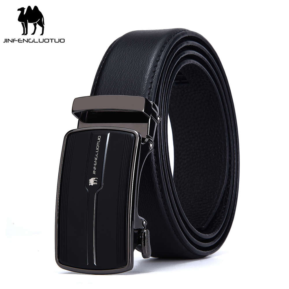 

Golden Camel men's business automatic buckle leather belt men's leather belt black belt