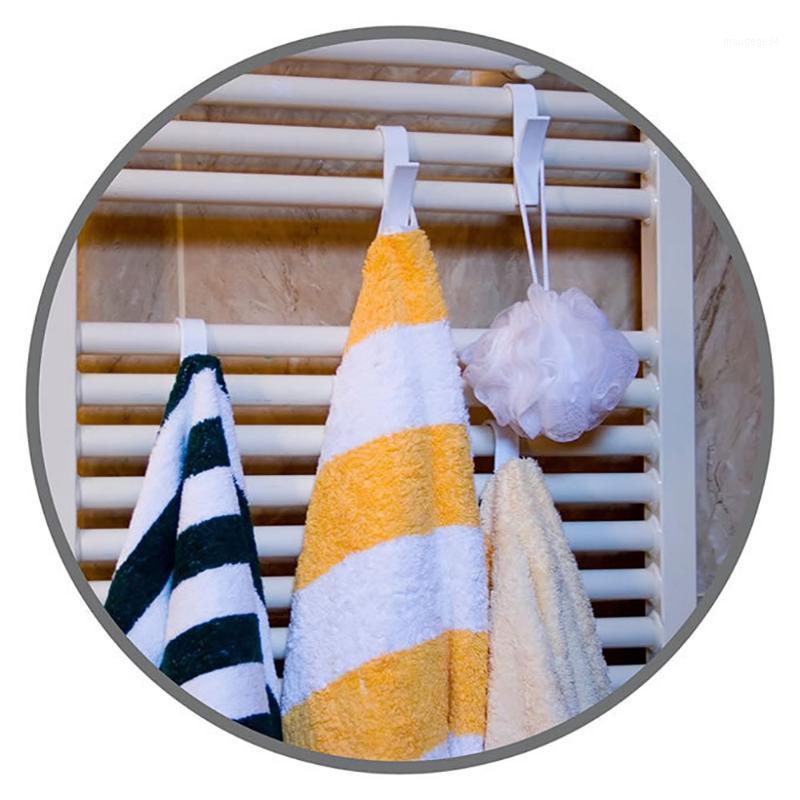 

High Quality Hanger For Heated Towel Radiator Rail Bath Hook Holder Clothes Hanger Percha Plegable Scarf white1