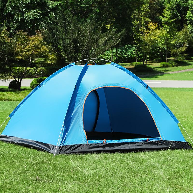 

Automatic 3-4 Person Camping Tent,Easy Instant Setup Protable Backpacking for Sun Shelter,Travelling,Hiking
