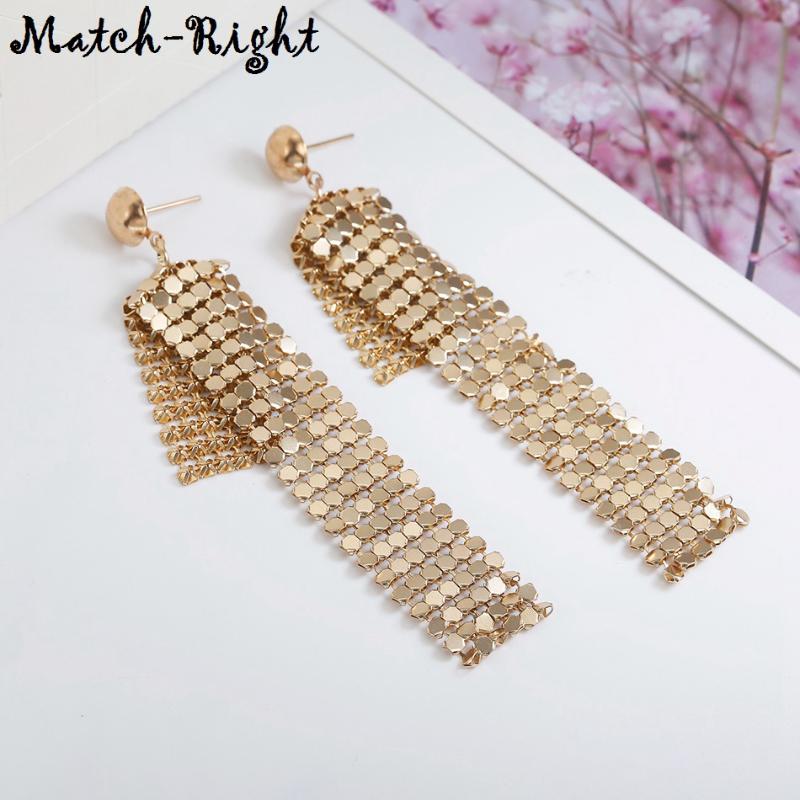 

Sequin Earrings for Women Long Dangle Drop Earring Pendant New Woman Jewelry Mujer Aretes Brincos De Mulheres LX020